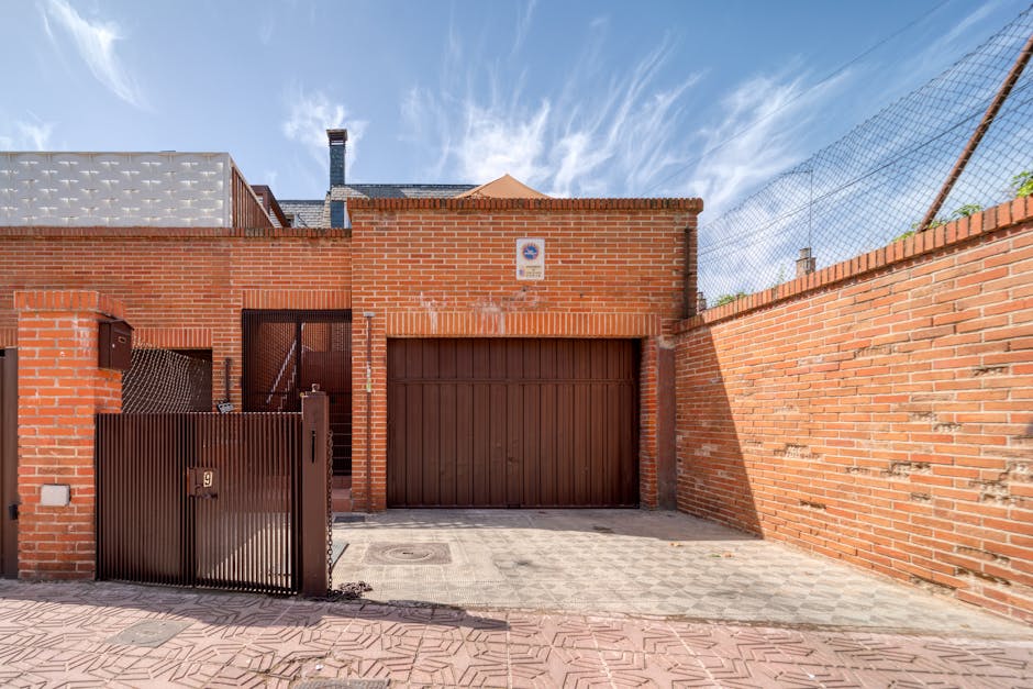 Modern brick commercial property representation